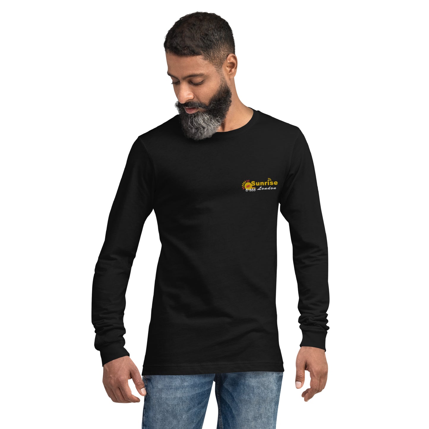 Embroidered Unisex Long Sleeve Tee