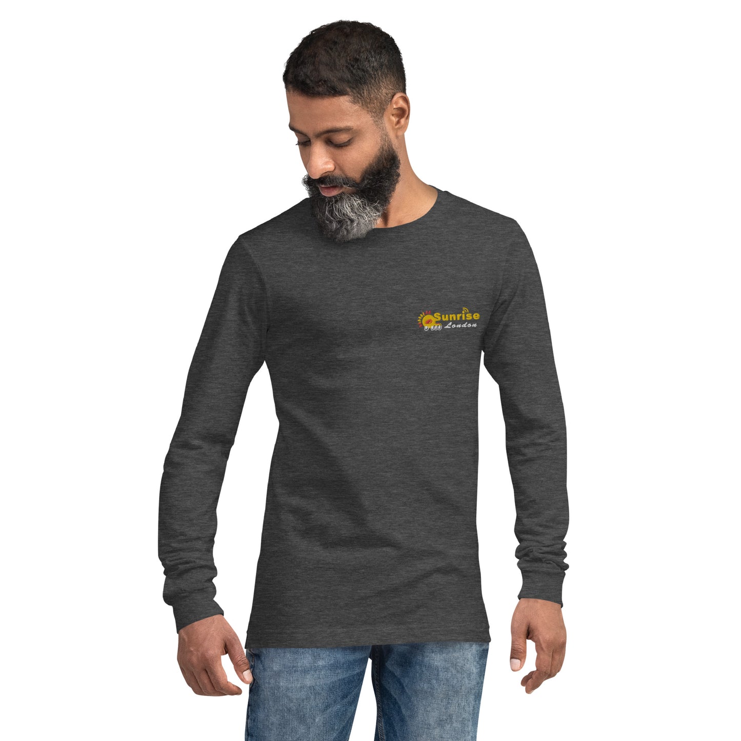 Embroidered Unisex Long Sleeve Tee