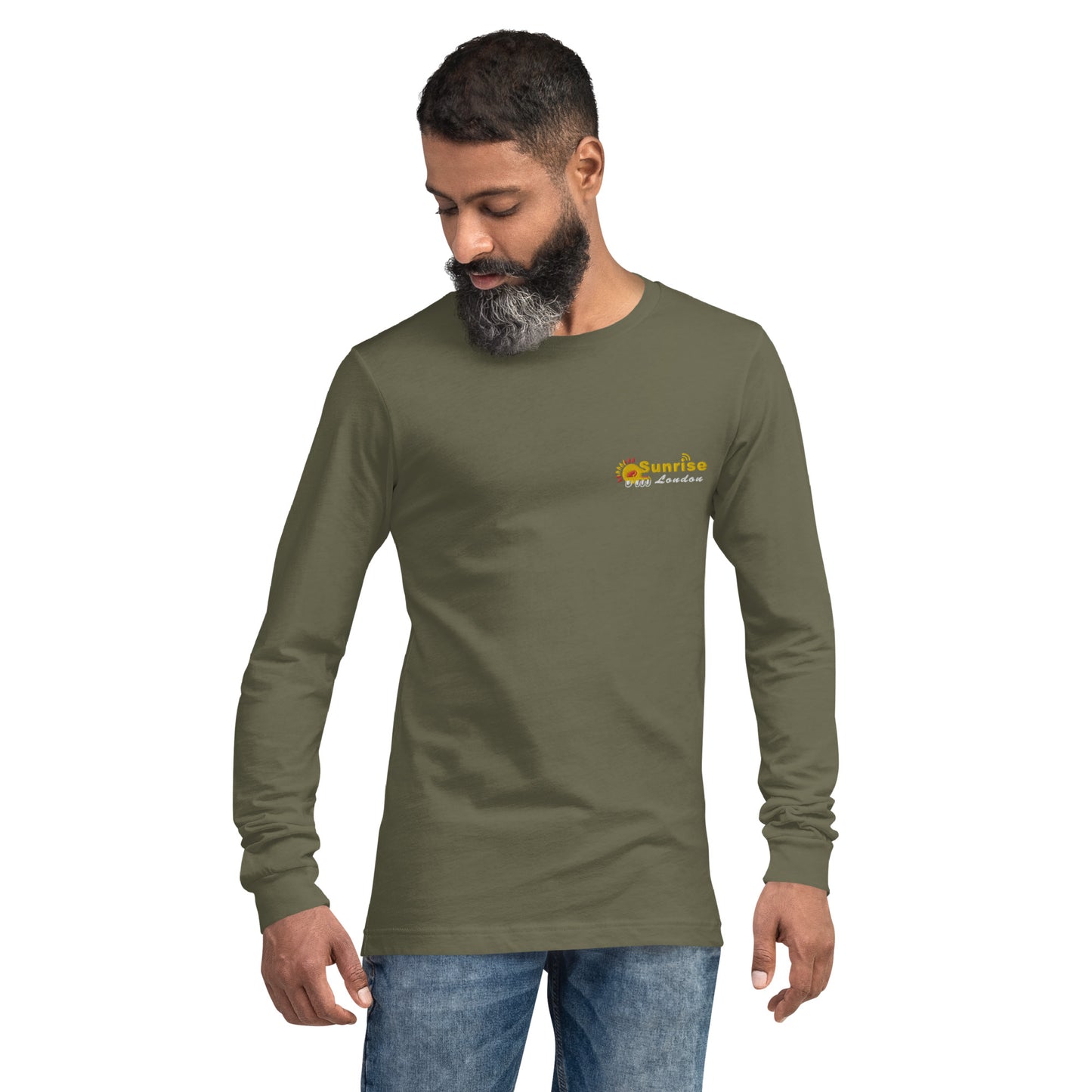 Embroidered Unisex Long Sleeve Tee