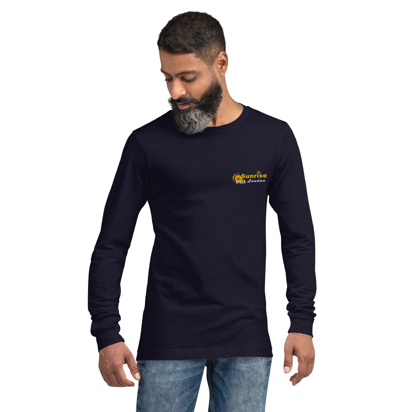 Embroidered Unisex Long Sleeve Tee